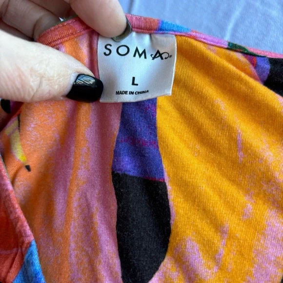 Soma Multicolor Floral Nightgown - Picture 3 of 4